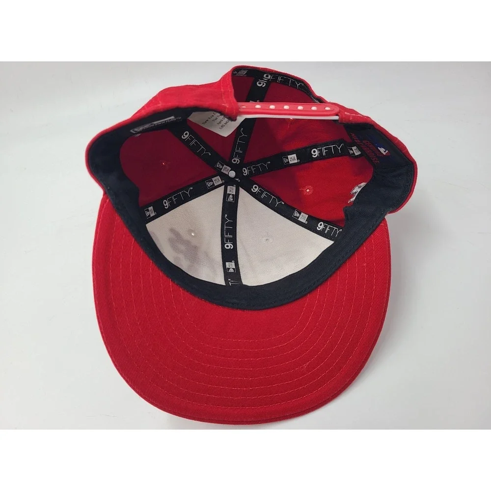 Youth St Louis Cardinals New Era 9Fifty Snapback Hat Cap MLB Baseball‎ White Red